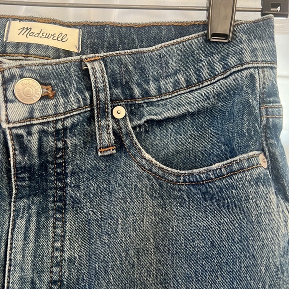 Madewell Classic Straight Ankle Jean in Medium Wash Size 26 - Picture 3 of 4